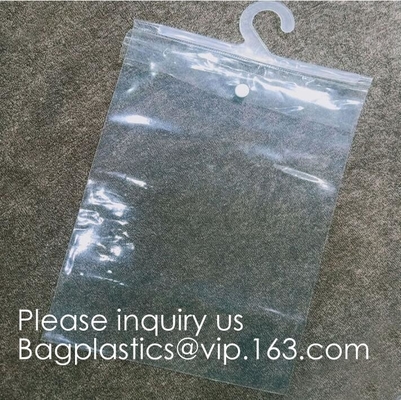 Cloth Hanger Hook Plastic Bags With k Hook Packaging Bag For Underwear Bikini Clothes,garment girl's bar packaging