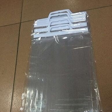 Rigid Snip Handle Plastic Bag/Rigid Snap Handle Bag/Click Up Handle Plastic Bag,Hard Handle Bags/Plastic Rigid Handle Ba