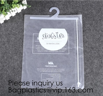 Hanger Garment Underwear Clothes Package bag with hanger garment packing, apparel shop packaging, sock bag, underwear
