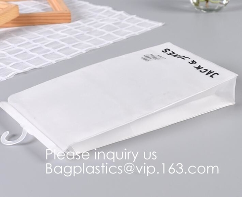 Hanger Garment Underwear Clothes Package bag with hanger garment packing, apparel shop packaging, sock bag, underwear
