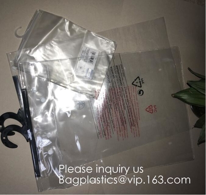 Frosted K Bag EVA PVC Hanger Bag For Clothes, EVA Frost Drawstring Bag, Frosted EVA Garment Packing Bag Zip