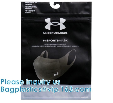 Hooking Bag For Clothing Pouch With Slide Or Self Sealing Zipper, Bag For Swimwear Bag With Hook