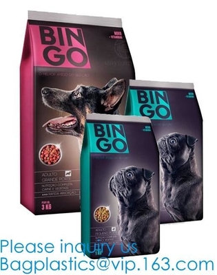 Flat Bottom Zipper Stand Up Aluminum Foil Custom Zip Lock With Logo Snack Packaging Bags,Flat Bottom With k Zipper