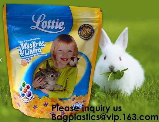 Vivid Custom Printing Flexible Stand Up Plastic Pouch Bag For Dried Food With Clear Window,Child Proof Resealable