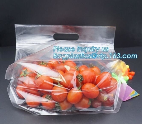 LDPE k aseptic grape bag,cherry bag,fruit bag with hole/slider k fruit bag with air holes for grape packagin