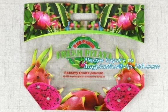 micro perforated plastic bags for vegetable, Quart k storage bags reclosable bags for extra freshness fruit grip s