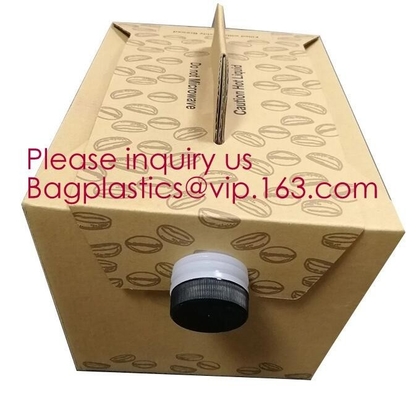 2L/3L/5L Disposable Coffee Bag In Box With Valve Coffee Box Dispenser Bag In Box Bags, Wine Carriers, Juice Beverage Bag
