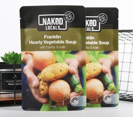 Soup Pouch Bags, ALTERNATIVE DAIRY CO.LISA’SNAKED CUISINEBEAN SUPREMEVEGIE DELIGHTS FOOD SERVICE
