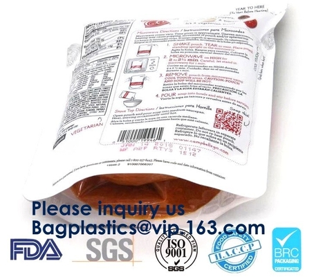 Soup Pouch Bags, ALTERNATIVE DAIRY CO.LISA’SNAKED CUISINEBEAN SUPREMEVEGIE DELIGHTS FOOD SERVICE
