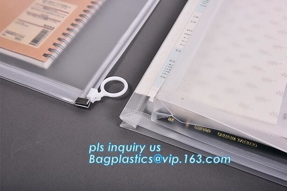 portable transparent flat bottom slider k bag for cosmetic, Food grade Coex PP Slider Zipper bag, PVC Slider Zippe