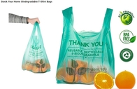 Home Eco Grocery Bags, Biodegradable Plastic Grocery Bags, Reusable Supermarket sacks, Thank You Shopping Bags, Recyclab