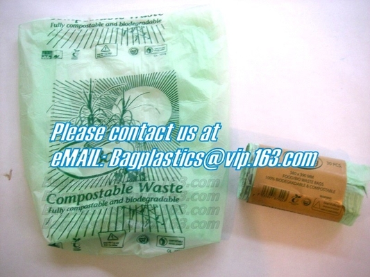 BIO BAGS, COMPOSTABLE SACKS, oxo-biodegradable bag, Oxo biodegradable garbage bags on roll