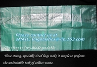 En13432 certified compostable bag on roll, 100% Compostable Vest Carrier Plastic Biodegradable Shopping Bag with EN13432
