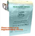 EN13432 BPI OK Home ASTM D6400 certified cheap price 100% fully compostable biodegradable waste bags