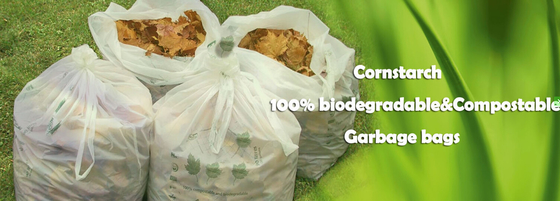 PBAT+PLA 100% compostable bio degradable vest shopping bags, biodegradable and compostable hdpe plastic t-shirt bag