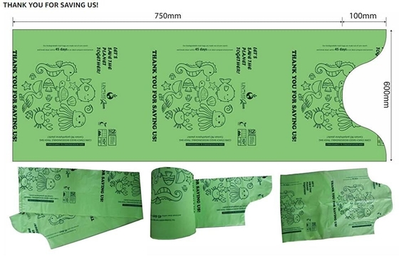 Environmental Protect Clear Plastic Bag On Roll Wholesale With Logo, Friendly Oxo-biodegradable Compostable Colored Tras