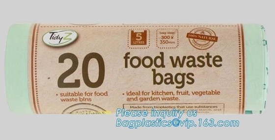Environmental Protect Clear Plastic Bag On Roll Wholesale With Logo, Friendly Oxo-biodegradable Compostable Colored Tras