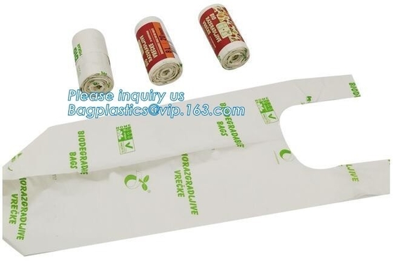 Eco-Friendly Reusable 100% Biodegradable Cornstarch Popcorn Bags, Compostable EPI 100% OXO Biodegradable Plastic Bags
