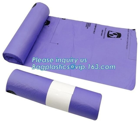 Environmental Biodegradable Bin Liner Bags, Compostable Garbage Bags, Edible 100% Fully Compostable Biodegradable Plasti