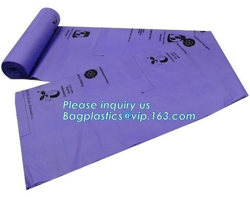 Environmental Biodegradable Bin Liner Bags, Compostable Garbage Bags, Edible 100% Fully Compostable Biodegradable Plasti