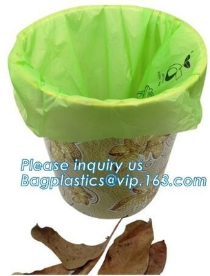 Customized 100% Biodegradable Compostable Disposable Trash Garbage Waste T-Shirt Shopping Plastic Packaging Bags With