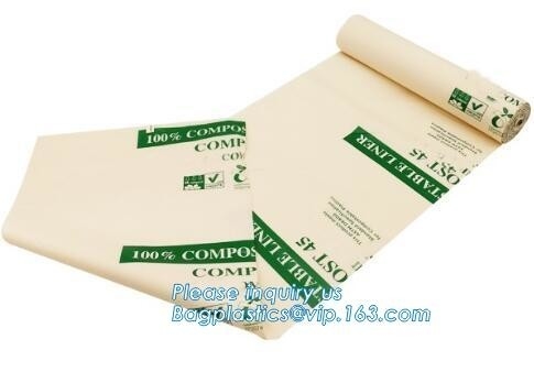 Food pack eco bag Food Waste Kitchen Bag 3 Gallon Compost Bin Liner 25 Counts, Food Grade Ok Compost Bag With Good Price