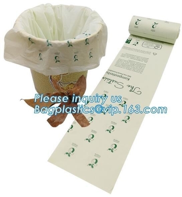 Cornstarch Compostable Shopping Plastic Food Handle T-Shirt Bag, Customized Degradable And Compostable Plastic Food Pack