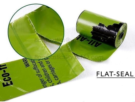 Custom Dog Poop Bag with Dispenser and Leash Clip for doggy waste on Roll, Complete portable pack pooper scooper, poop b