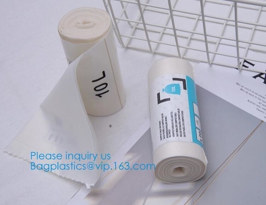 100% Biodegradable Compostable Drawstring Non Plastic Trash Bag Customized, Eco Biodegradable Compost Plastic Drawstring