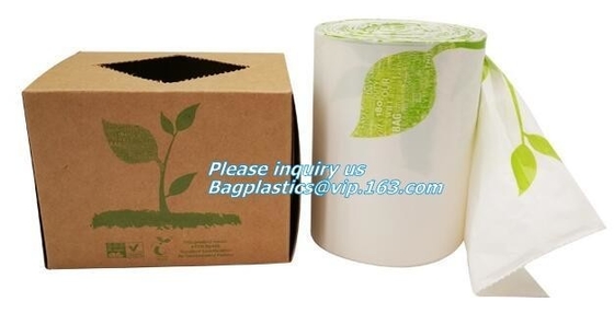 Pet Garbage Bags/Pet Waster Bags/High Quality Compostable Dog Poop Bags, Cornstarch 100% Compostable Biodegradable Dog P