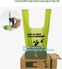 Cornstarch Based Eco Compostable Dog Poop Pick Bag - 4Refill Rolls,60Bags, EN13432 BPI OK Compost Home Cheap Price High
