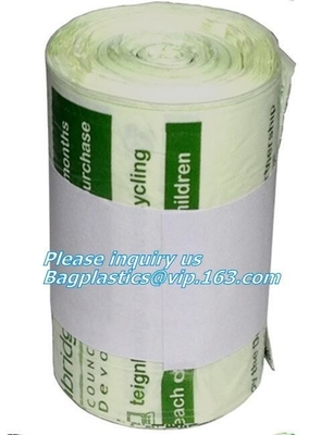 100% Compostable Plastic Fruit Bags,PLA Bag Of Fruit, Cornstarch Biodegradable And Compostable Plastic Roll Bag,McDonald