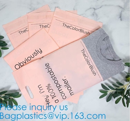 Mailing Envelopes, Shipping Bags for Clothing, Handle Shipping Bags 3 Mil Pretty Thick Self Adhesive Mailing Envelopes