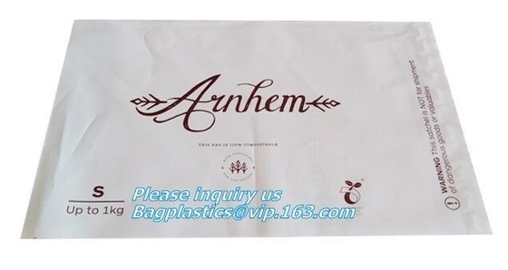 Bio Corn starch Eco Biodegradable & Compostable MAILING BAGS, COMPOSTABLE & BIODEGRADABLE CORNSTARCH ENVELOP/MAILER BAGS