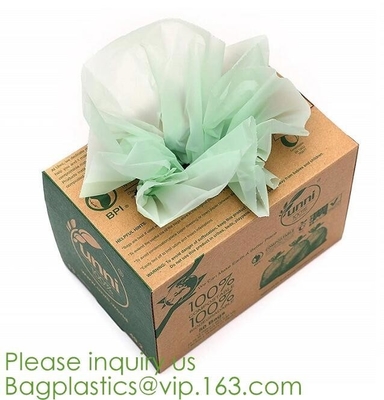Hospital Medical Custom Cassava Scented Compostable Eco pack Bio Degradable Garbage Bags With Logo, Bagease Bagplastics