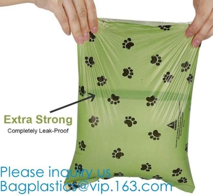 Corn Starch PLA 100% Compostable Dog Poop Bag Biodegradable Waste Bags, Waste Disposable, Disposable Consumbles, Bagease