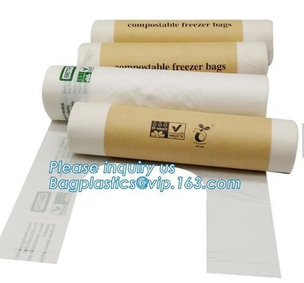 Cassava Biodegradable Pla Bin Bag/Compostable Garbage Bag Rolls/Cornstarched Bag, Compostable And Boidegradable K Pla