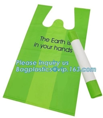 100% Biodegradable&Compostable /Diaper Waste Bags,Unscented,Anti-Microbial, Compost Packing Corn Stach Decomposable Plas