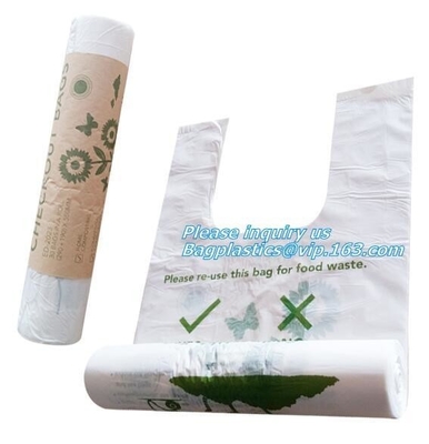 100% Biodegradable plant-based shopping bag, charity donation bags for cloths packing, fully biodegradable compostable P