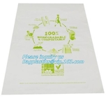 ok compost home certified custom wholesale PLA based biodegradable compostable vegetable fruit plastic produce bag on