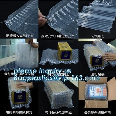 Wine airbag packaging, airbag, U bag, L bag, Q bag, double pack bags, air bubble bag, mailer, roll, toner cartridge air