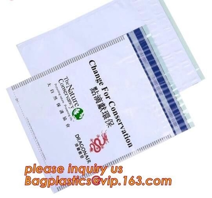 Tamper Evident Security Bank Deposit Bag tamper proof security bag, Self-adhesive poly bank locking security bags, bagpl