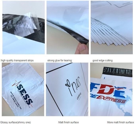 Luxury Custom Coex Self Adhesive Seal Plastic Gift Mailing Express Merry Christmas Poly Mailer Bags, Unique Custom Print
