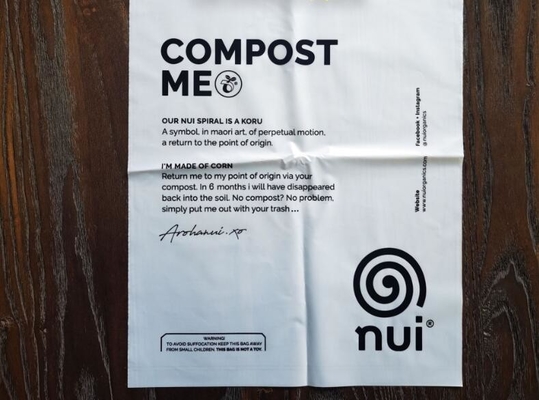 Eco Friendly Waterproof Stretchable Self Sealing Mailing Bags Compostable Corn Starch Bags