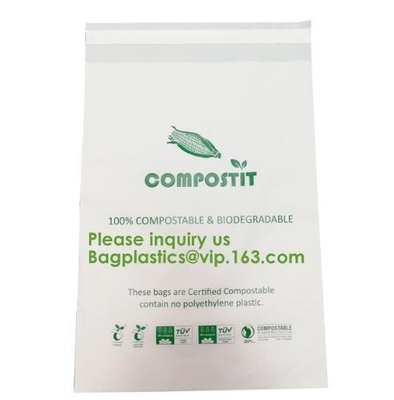 Compostable Poly Mailers With Eco Friendly Packaging Envelopes Supplies Mailing, Heavy Duty Self Seal Mailing Envelope