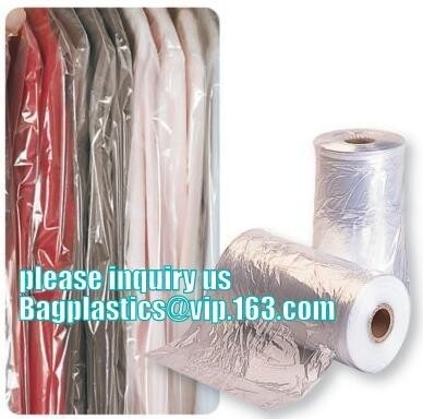 Laundry & Dry Cleaning Bags,Customized LDPE printed plastic dry cleaning perforated bag on roll,garment bags for dresses