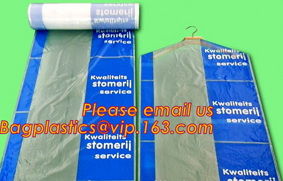 Garment Cover, Clear Poly Dry Cleaning Bags, disposable garment bags, Custom Poly Bags
