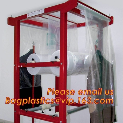 Transparent Cheap Clear Clothes cover LDPE Garment plastic Travel Bags dry cleaning bags on roll