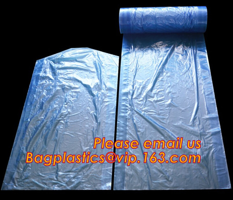 wholesale laundry garment bag on roll clear ldpe with printing, Plastic garment bags on roll, garment bags, clothes bags