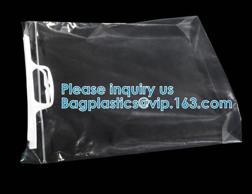 Frosted K Bag EVA PVC Hanger Bag For Clothes, EVA Frost Drawstring Bag, Frosted EVA Garment Packing Bag Zip